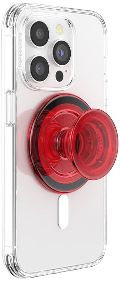 Popsockets PopGrip för MagSafe telefonhållare (röd)