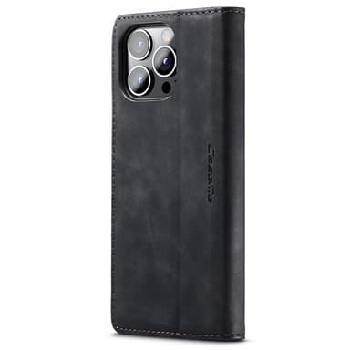 CASEME Plånboksfodral iPhone 15 Pro - Svart
