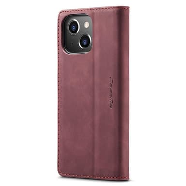 CASEME Plånboksfodral iPhone 15 Plus - Röd
