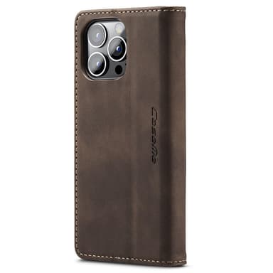 CASEME Plånboksfodral iPhone 15 Pro Max - Coffee
