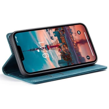 CASEME Plånboksfodral iPhone 15 - Blå