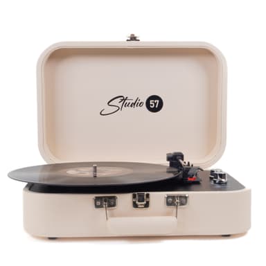 Studio 57 Mellow skivspelare (vit)