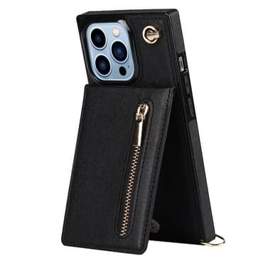 Zipper necklace case Apple iPhone 15 Pro - Svart
