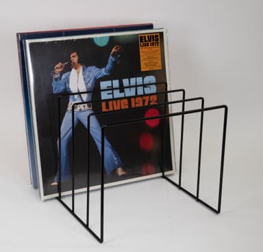 Studio 57 Vinylskivhållare i metall (svart)