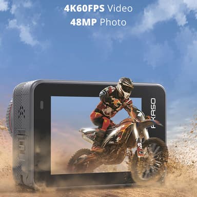 AKASO Brave 8 4K/60fps 48MP actionkamera, 10m IPX8 vattentät