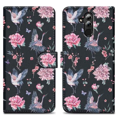 Huawei MATE 20 LITE Plånboksfodral Skal (Svart)