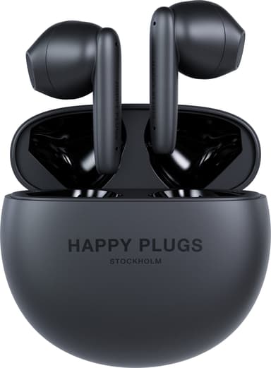 Happy Plugs Joy Lite true wireless in-ear hörlurar (svart)