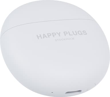 Happy Plugs Joy Lite true wireless in-ear hörlurar (vit)