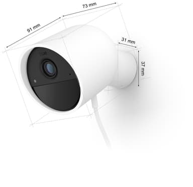 Philips Hue säkerhetskamera (med kabel/vit)
