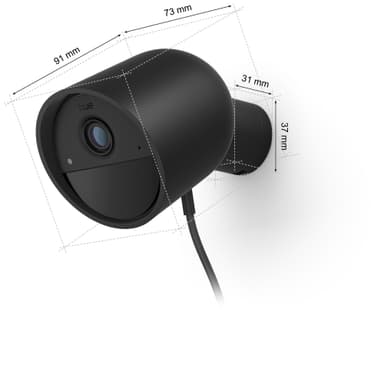 Philips Hue säkerhetskamera (med kabel/svart)