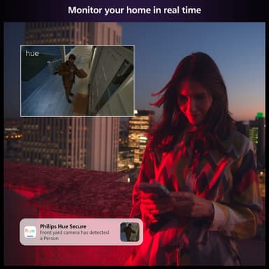 Philips Hue säkerhetskamera ( bordsmodell/svart)