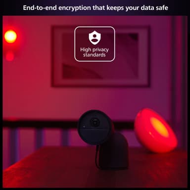 Philips Hue säkerhetskamera ( bordsmodell/svart)