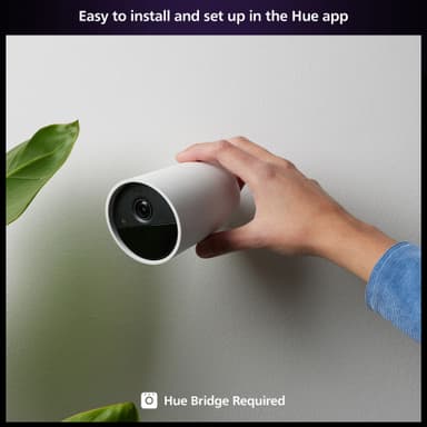 Philips Hue säkerhetskamera (batteri/vit)