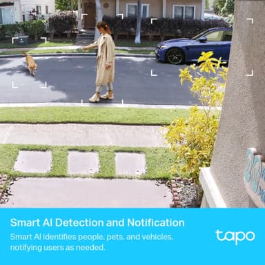 TP-Link Tapo C400S2 WiFi trådlösa övervakningskameror för utomhusbruk