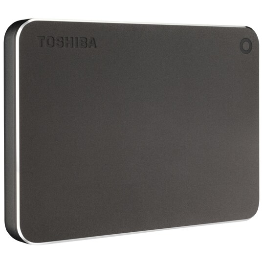 Toshiba Canvio Premium 1 TB Hårddisk (mörkgrå)