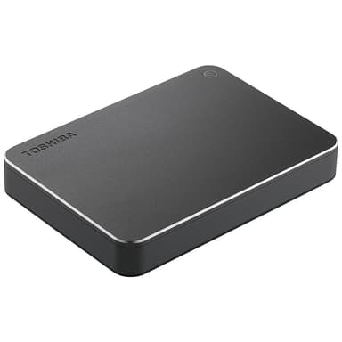 Toshiba Canvio Premium 1 TB Hårddisk (mörkgrå)