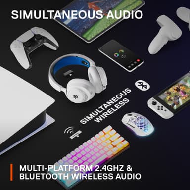 SteelSeries Arctis Nova 7P trådlöst gamingheadset (vit)