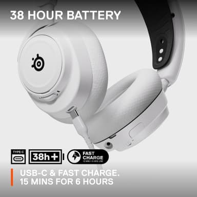 SteelSeries Arctis Nova 7X trådlöst gamingheadset (vit)