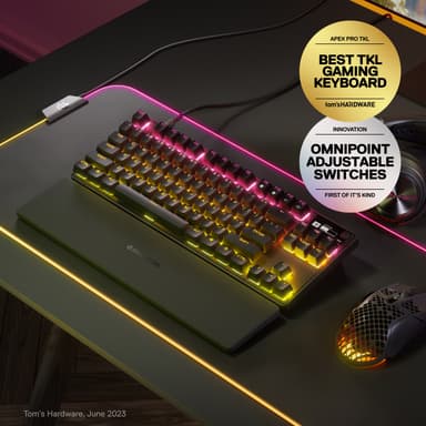 SteelSeries Apex Pro tenkeyless 2023 tangentbord för gaming