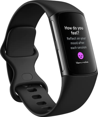 Fitbit Charge 6 aktivitetsarmband (svart)