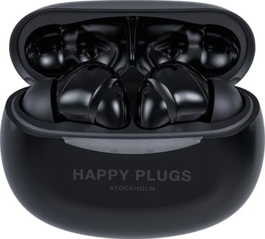 Happy Plugs Joy Pro true wireless in-ear-hörlurar (svarta)