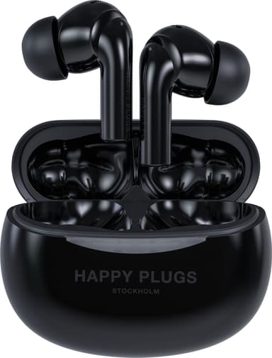 Happy Plugs Joy Pro true wireless in-ear-hörlurar (svarta)