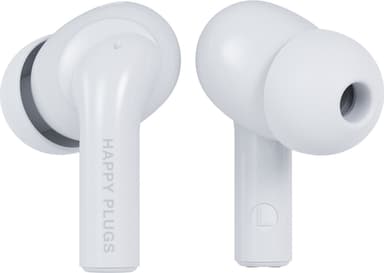 Happy Plugs Joy Pro true wireless in-ear-hörlurar (vita)