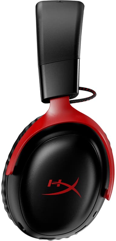 HyperX Cloud III trådlöst gamingheadset (svart/röd)