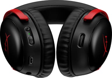 HyperX Cloud III trådlöst gamingheadset (svart/röd)