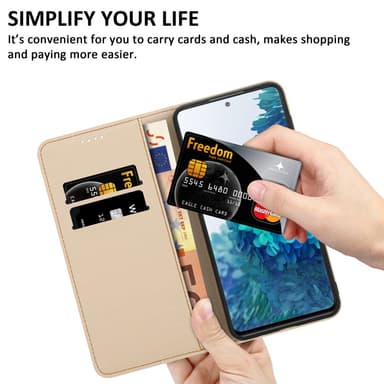 Samsung Galaxy S20 FE Plånboksfodral Skal (Svart)