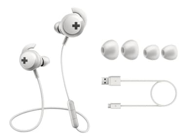 Philips SHB4305W Bluetooth Sportshörlurar - Vit