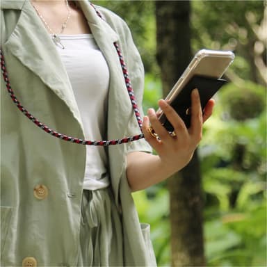 Samsung Galaxy NOTE 20 Skal Fodral Kedja (Blå)