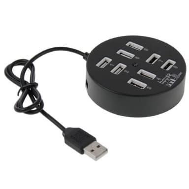 Usbhubb Puck 8-Portar