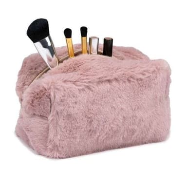 Fluffig sminkväska