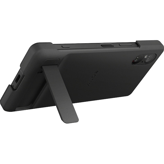 Sony Xperia 5 V Back Cover fodral (svart)