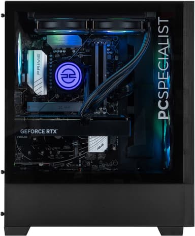 PCSpecialist Prime 600 R7-7X3D/16/1024/4070Ti stationär dator gaming