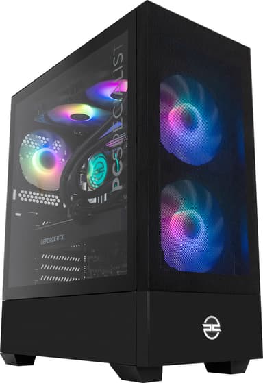 PCSpecialist Prime 600 R7-7X3D/16/1024/4070Ti stationär dator gaming