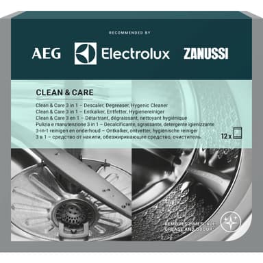 Clean and Care - Diskmaskin och Tvättmaskin 3 in 1 (12 stk)
