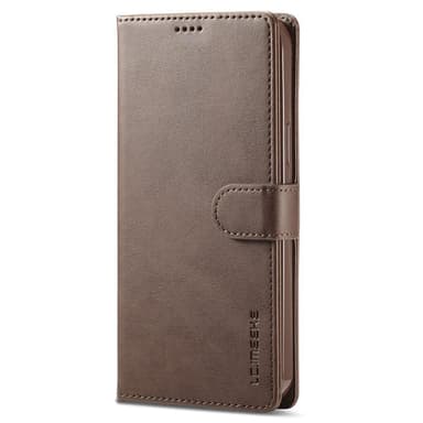 LC.IMEEKE Wallet Case till iPhone 15 Pro Max - Coffee