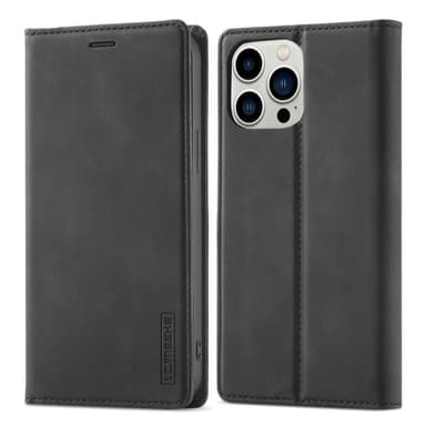 LC.IMEEKE Wallet Case Fodral iPhone 15 Pro - Svart