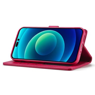 LC.IMEEKE Plånboksfodral till iPhone 15 Plus - Rosa