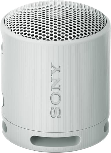 Sony SRS-XB100 trådlös bärbar högtalare (ljusgrå)