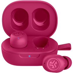 JLab Jbuds Mini true wireless in-ear hörlurar (rosa)