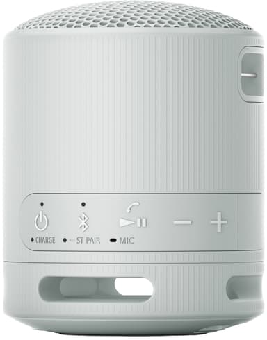 Sony SRS-XB100 trådlös bärbar högtalare (ljusgrå)
