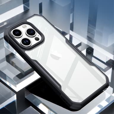 XUNDD TPU Hybrid Skal Fodral till iPhone 15 Pro - Svart