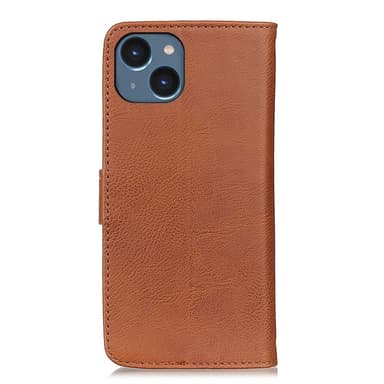 KHAZNEH iPhone 15 Plånboksfodral - Brun