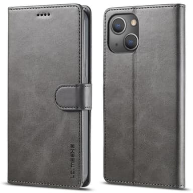 LC.IMEEKE Plånboksfodral till iPhone 15 Plus - Grå