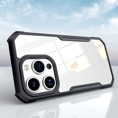 XUNDD TPU Hybrid Skal Fodral till iPhone 15 Pro - Svart