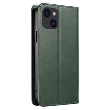 Plånboksställ Telefon Fodral Skal för iPhone 15 Pro Max - Grön