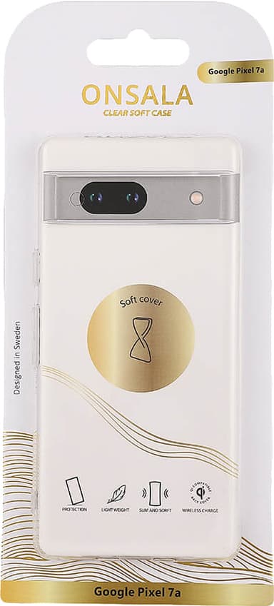 Onsala Google Pixel 7a genomskinligt fodral (transparent)